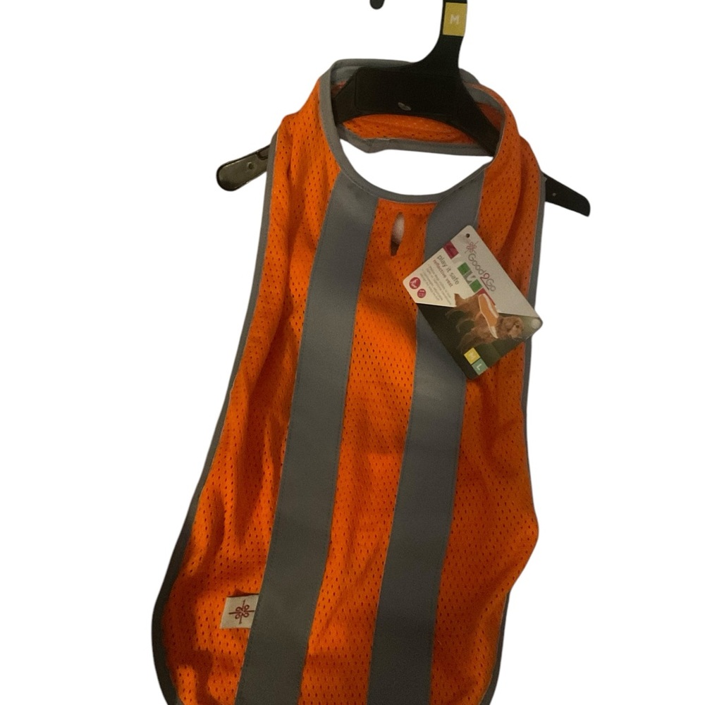 Reflective Orange Dog Vest